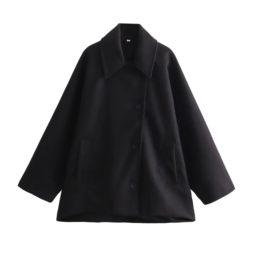 Jazzy Oversized Wool Coat