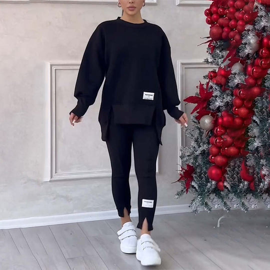 Casual set met sweatshirt en legging voor dames
